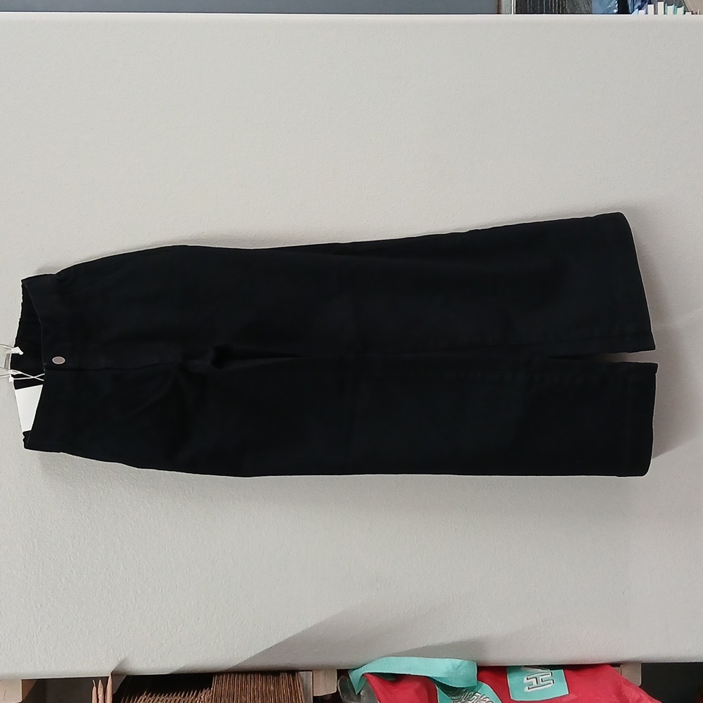 Oak + Fort Twill Wide Leg Pant Mid Rise Cropped pants size XXS New With Tags - Picture 2 of 6